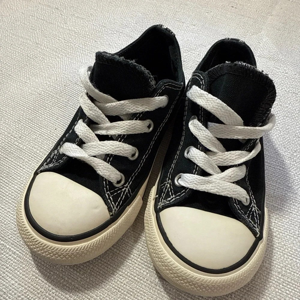 Converse Black and White Kids Sneakers